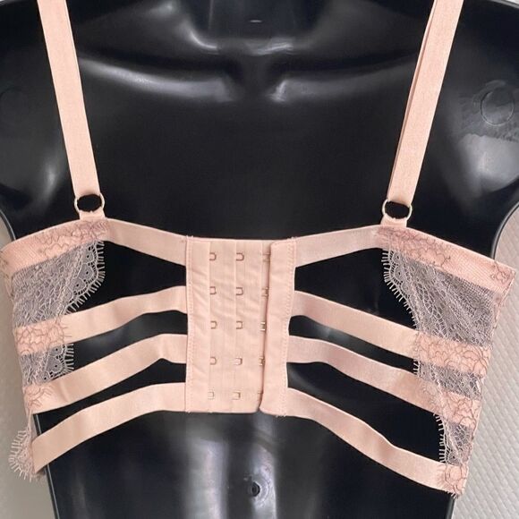 Victoria’s Secret Balconet Longline Cage Strap Bra - Picture 3 of 14
